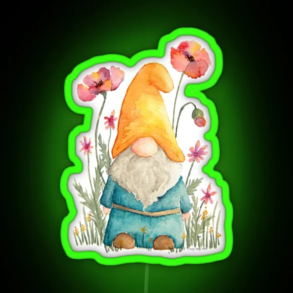 Garden Gnome RGB Neon Sign