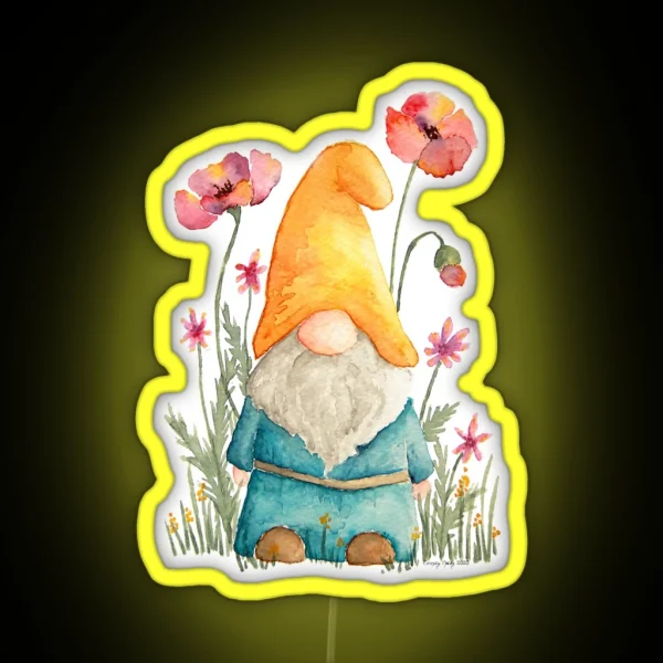 Garden Gnome RGB Neon Sign