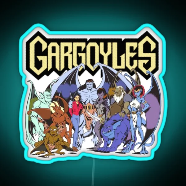 Gargoyles The Origin RGB Neon Sign