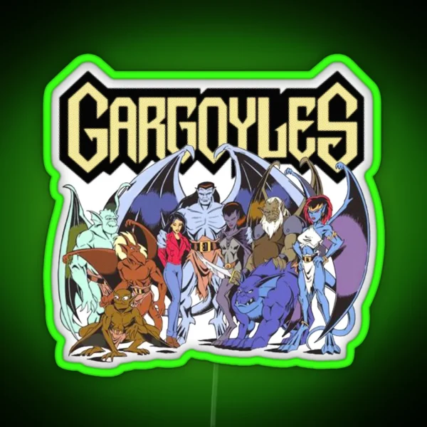 Gargoyles The Origin RGB Neon Sign