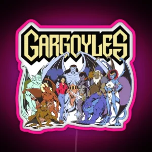 Gargoyles The Origin RGB Neon Sign