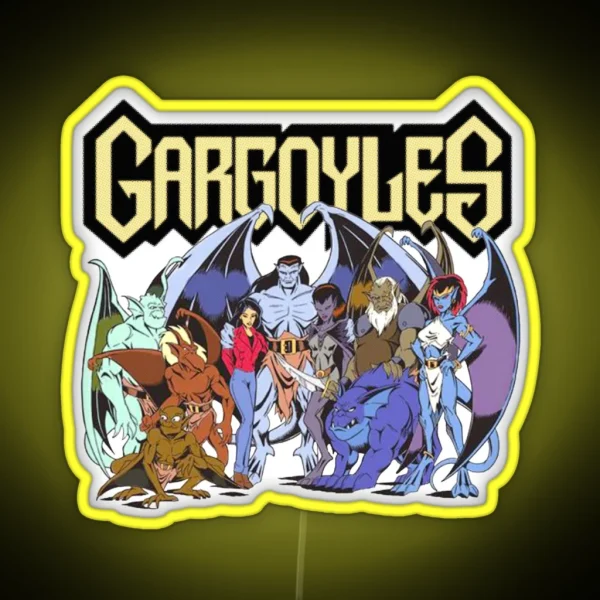 Gargoyles The Origin RGB Neon Sign