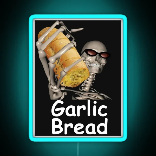 GARLIC BREAD RGB Neon Sign