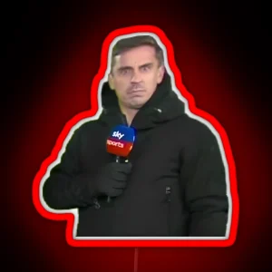 Gary Neville Meme RGB Neon Sign