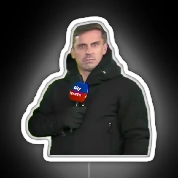 Gary Neville Meme RGB Neon Sign