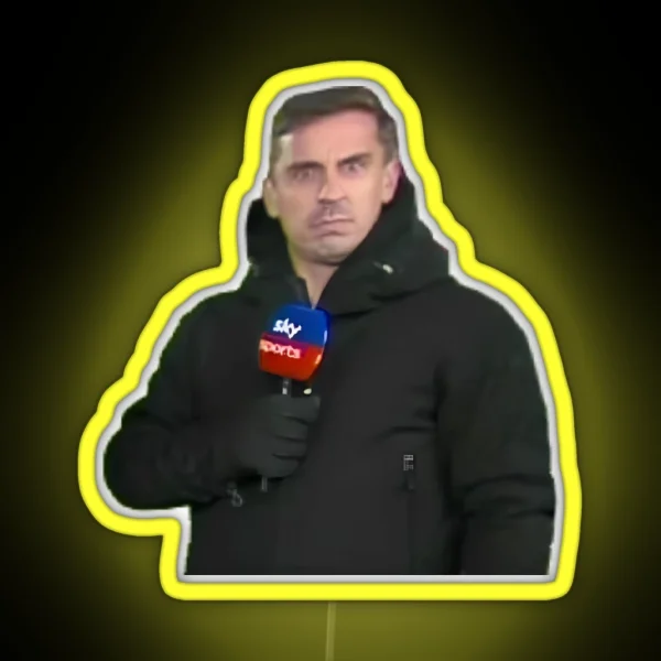 Gary Neville Meme RGB Neon Sign