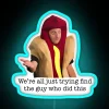 Vibrant Neon Sign for Home Bar Decor with Hot Dog Theme