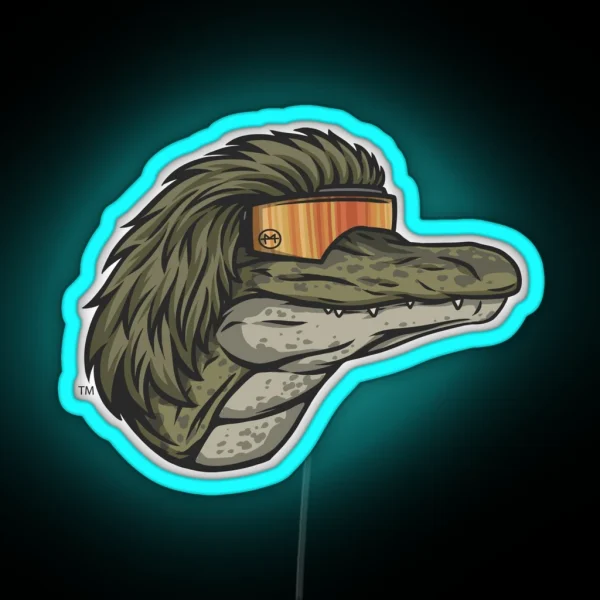 Gator Mullet RGB Neon Sign