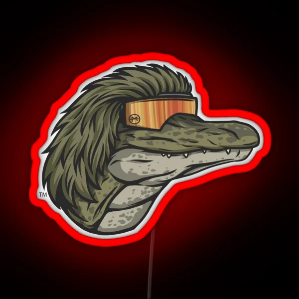 Gator Mullet RGB Neon Sign