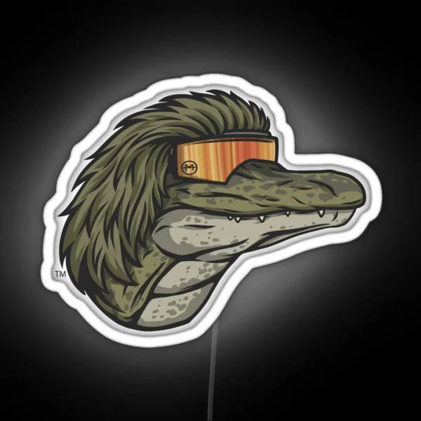 Gator Mullet RGB Neon Sign