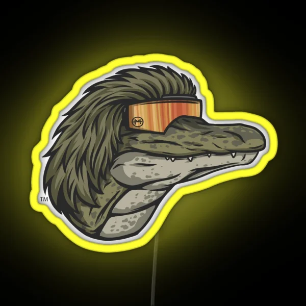 Gator Mullet RGB Neon Sign