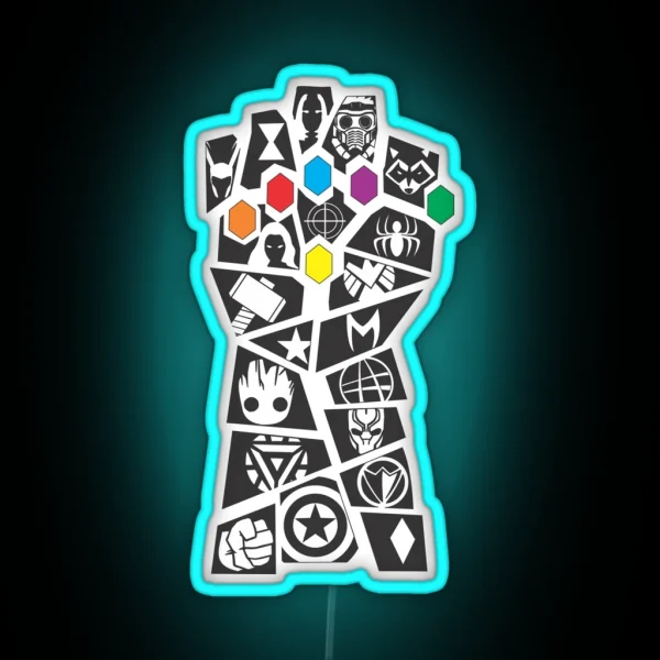 Gauntlet RGB Neon Sign