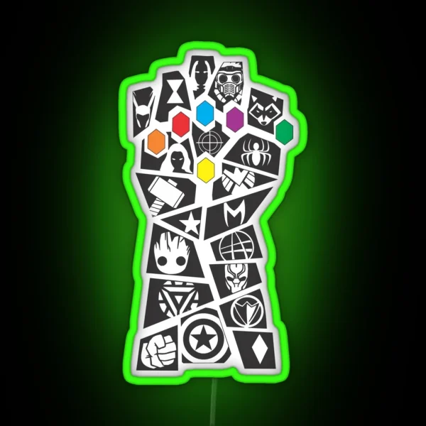 Gauntlet RGB Neon Sign