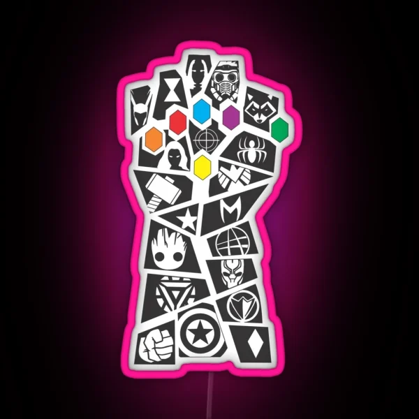 Gauntlet RGB Neon Sign