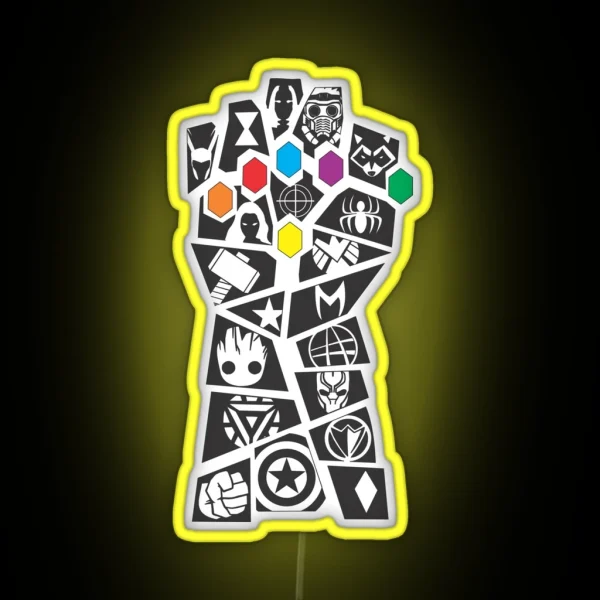 Gauntlet RGB Neon Sign