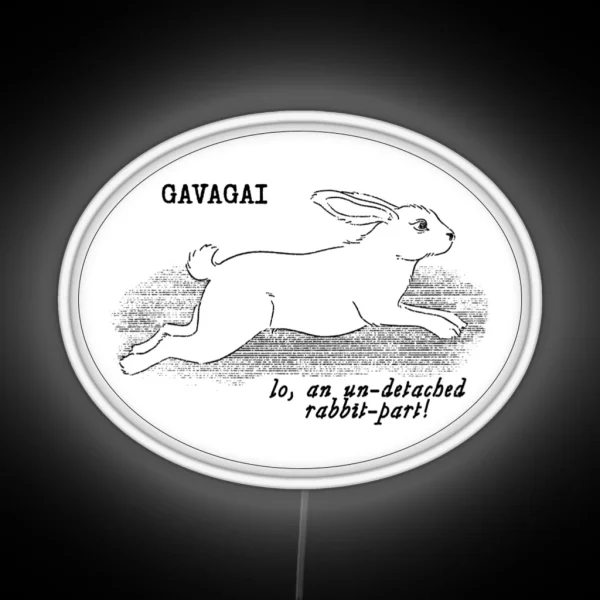 Gavagai Lines Black RGB Neon Sign