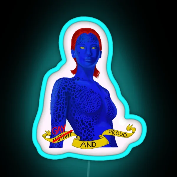 Gay Mystique RGB Neon Sign