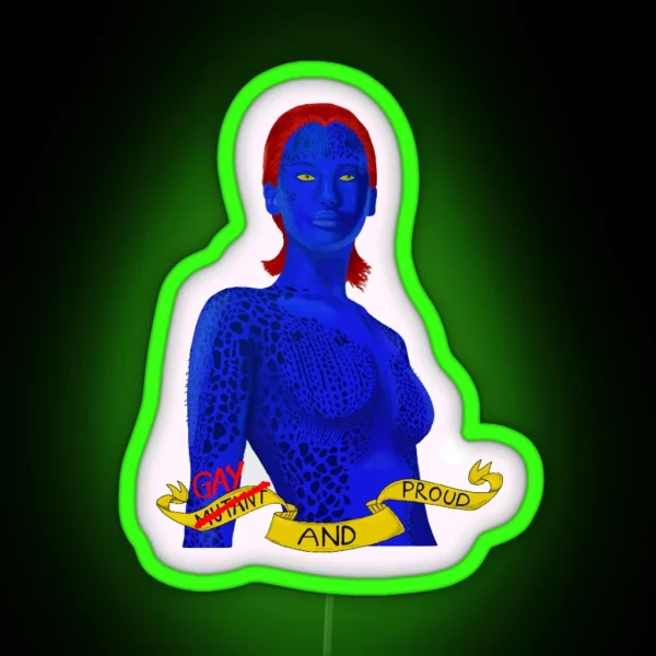 Gay Mystique RGB Neon Sign