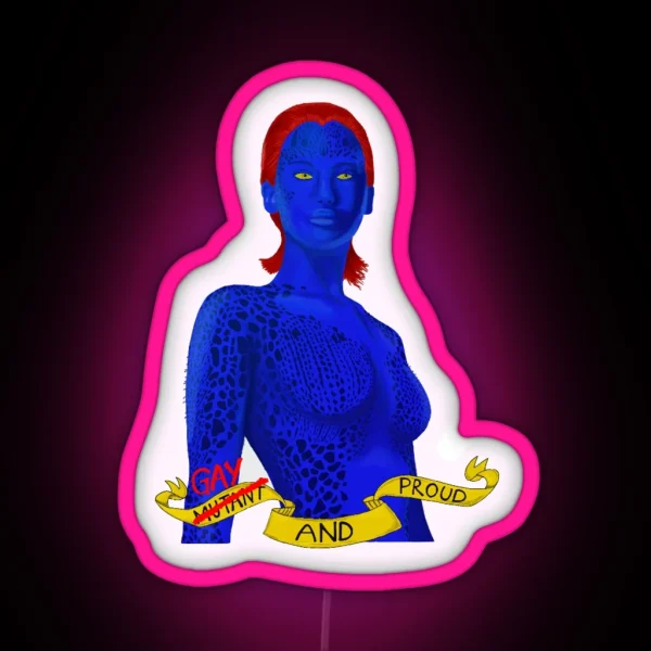 Gay Mystique RGB Neon Sign