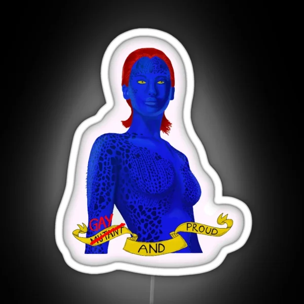 Gay Mystique RGB Neon Sign