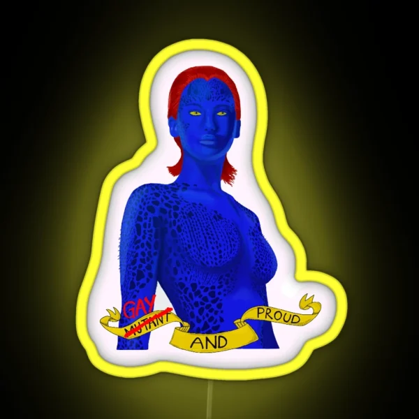 Gay Mystique RGB Neon Sign