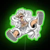 One Piece inspired Gear 5 Luffy RGB neon wall decoration
