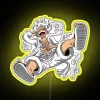 Vibrant RGB LED Canvas Sign of Gear 5 Luffy Iconic