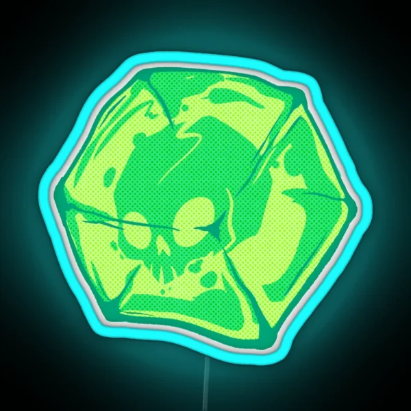 Gelatinous Cube RGB Neon Sign