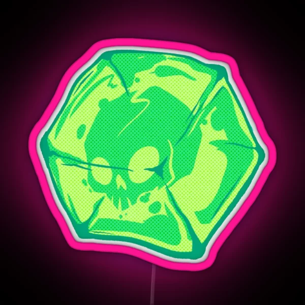 Gelatinous Cube RGB Neon Sign