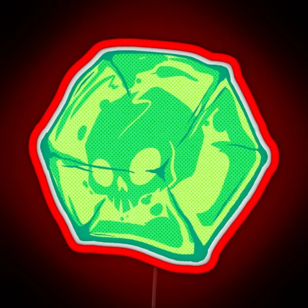 Gelatinous Cube RGB Neon Sign
