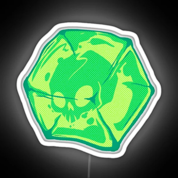 Gelatinous Cube RGB Neon Sign