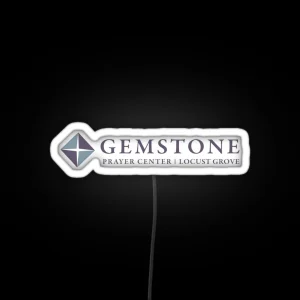 Gemstone Prayer Center RGB Neon Sign