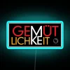 Vibrant Neon Sign for Milwaukee Kids with German Gemütlichkeit Spirit
