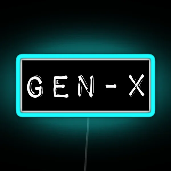 Gen X RGB Neon Sign