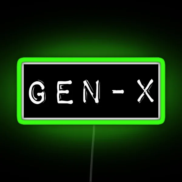 Gen X RGB Neon Sign