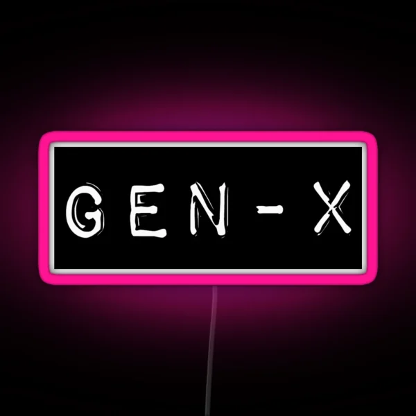 Gen X RGB Neon Sign