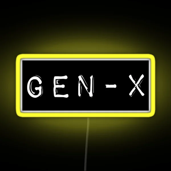 Gen X RGB Neon Sign