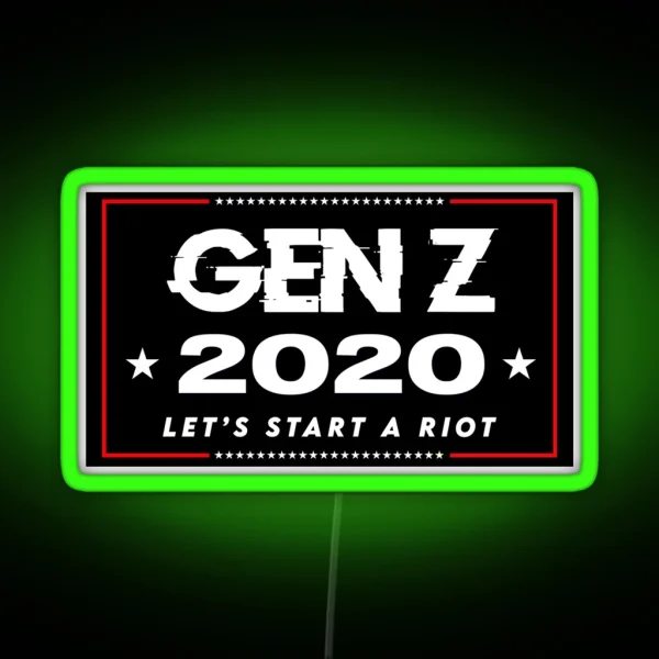 Gen Z 2020 RGB Neon Sign