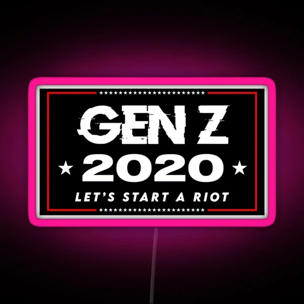 Gen Z 2020 RGB Neon Sign