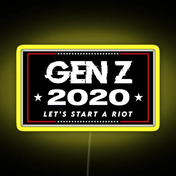 Gen Z 2020 RGB Neon Sign