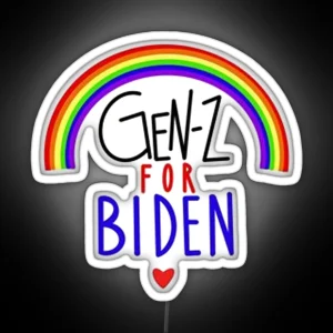 Gen Z For Biden RGB Neon Sign