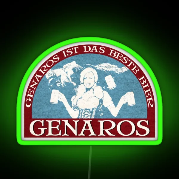 Genaros Pilsner Bier RGB Neon Sign