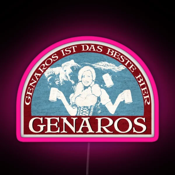 Genaros Pilsner Bier RGB Neon Sign
