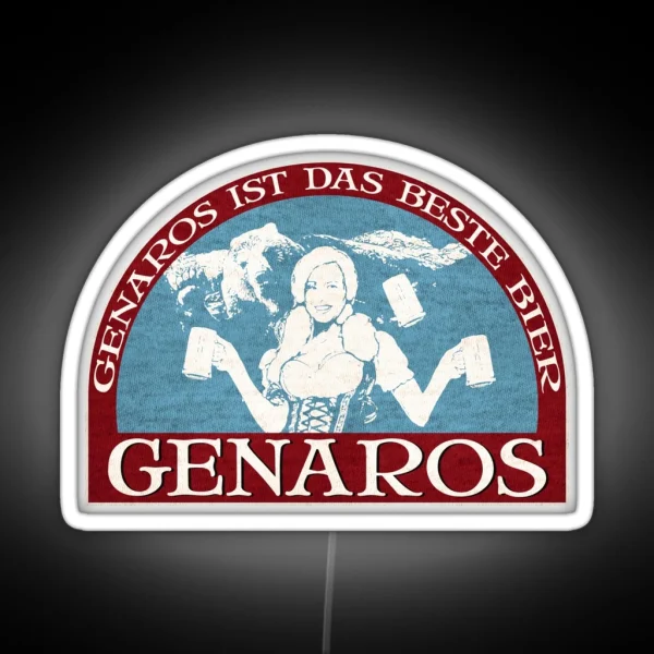 Genaros Pilsner Bier RGB Neon Sign