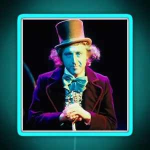 Gene Wilder Classic RGB Neon Sign