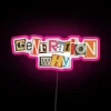 Customizable Color-Changing RGB LED Neon Sign Art Display for Home