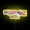 Modern RGB Neon Sign with Dynamic Color Changing Display Options