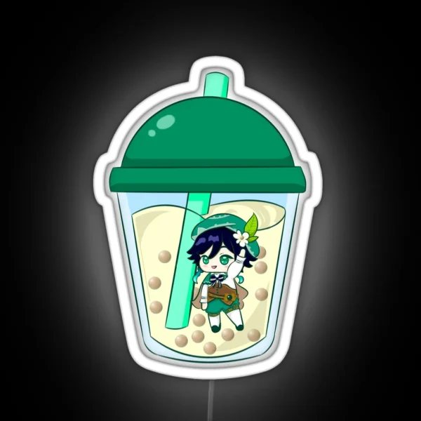 Genshin Bubbleteas Venti RGB Neon Sign