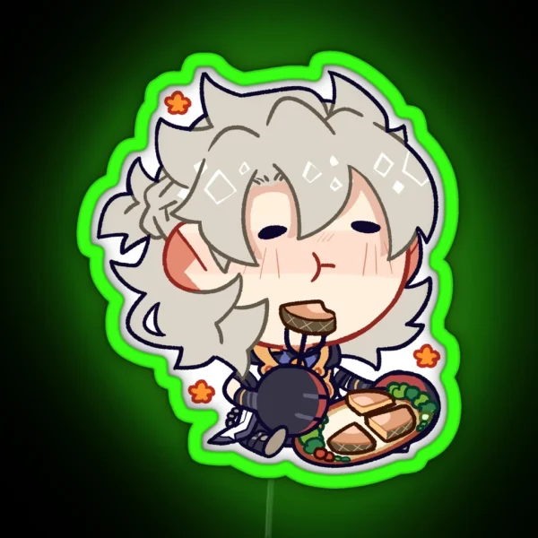 Genshin Impact Albedo RGB Neon Sign