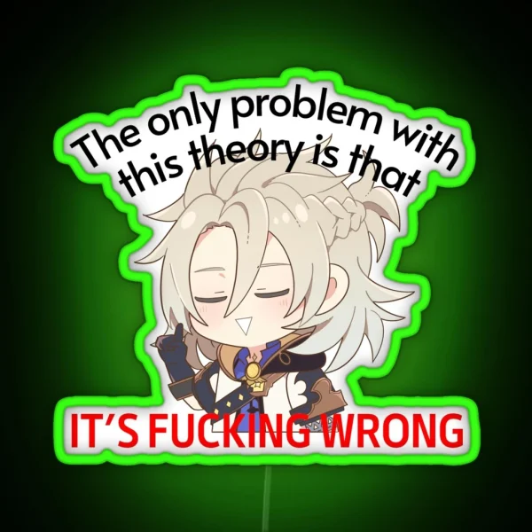Genshin Impact Albedo The Only Problem With This Theory RGB Neon Sign